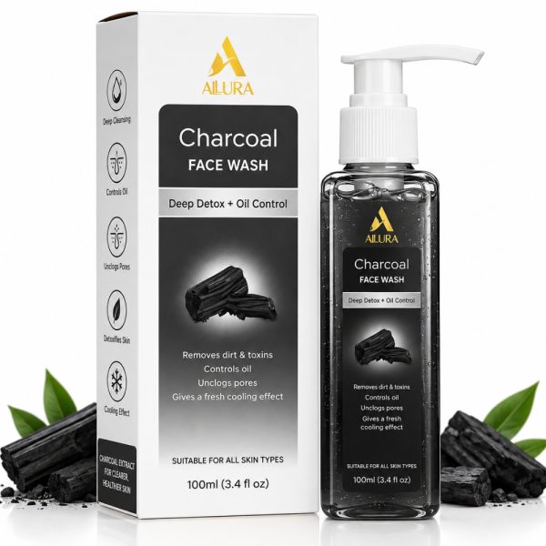 Allura Charcoal Face Wash